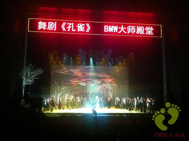 杨丽萍文化公司也采用欧氏舞台地板