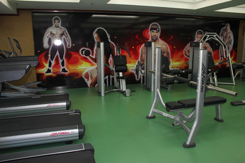 北京紫玉健身房塑胶地板