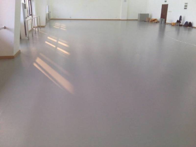 欧氏舞蹈教室地胶板施工案例—广东第二师范学院