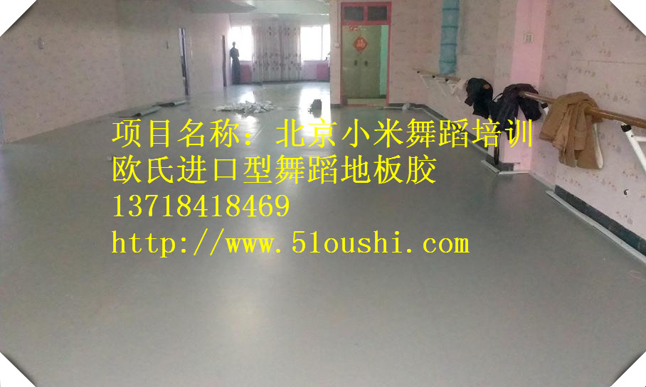 北京小米舞蹈培训舞蹈教室地胶装修效果图