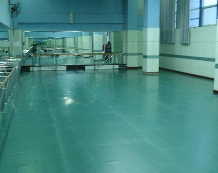 舞蹈塑胶地板成功案例-北京草桥小学舞蹈教室