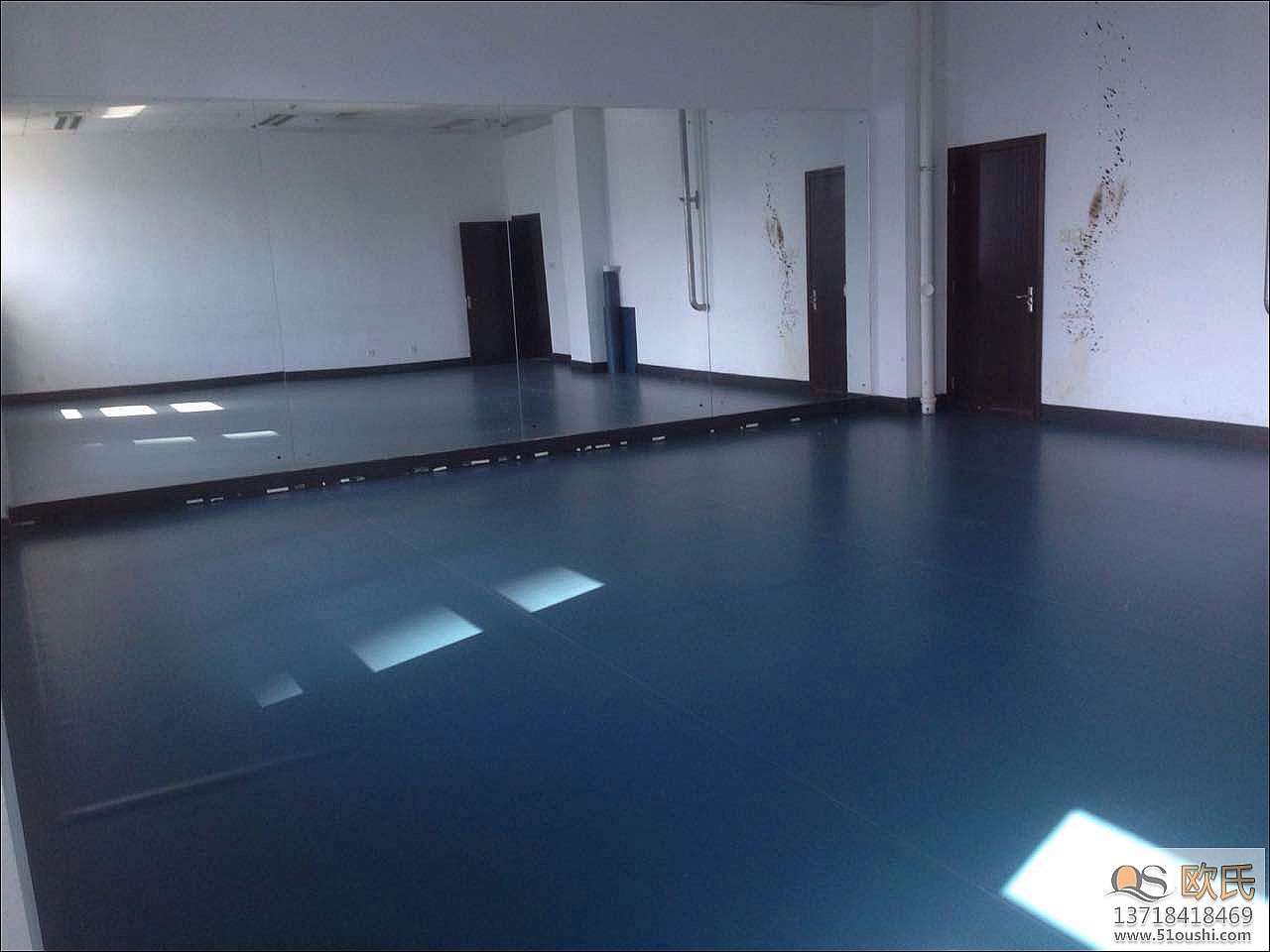 舞蹈室地胶--秦皇岛海之蓝歌舞团公司案例
